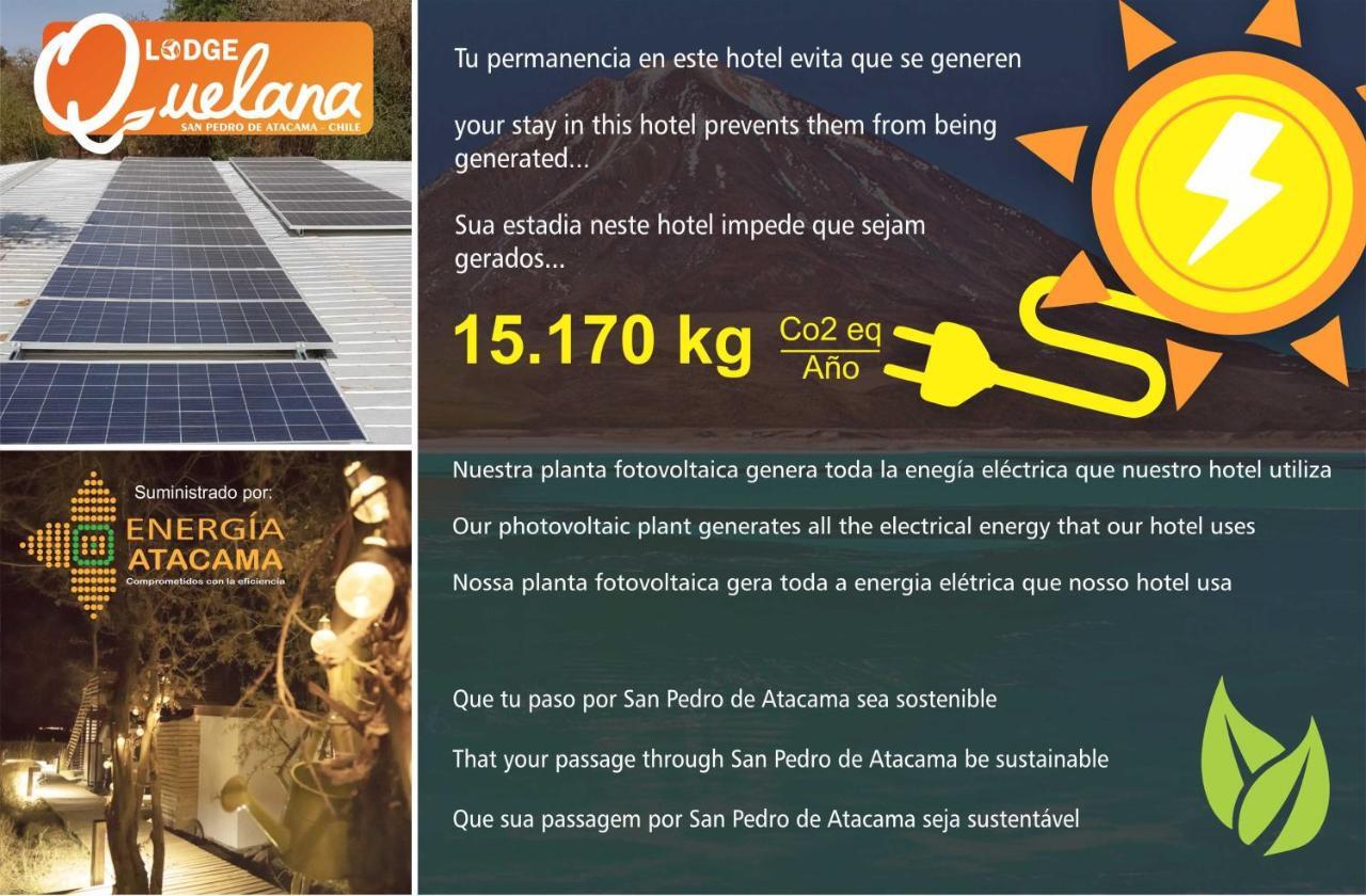 Lodge Quelana Σαν Πέδρο ντε Ατακάμα Εξωτερικό φωτογραφία